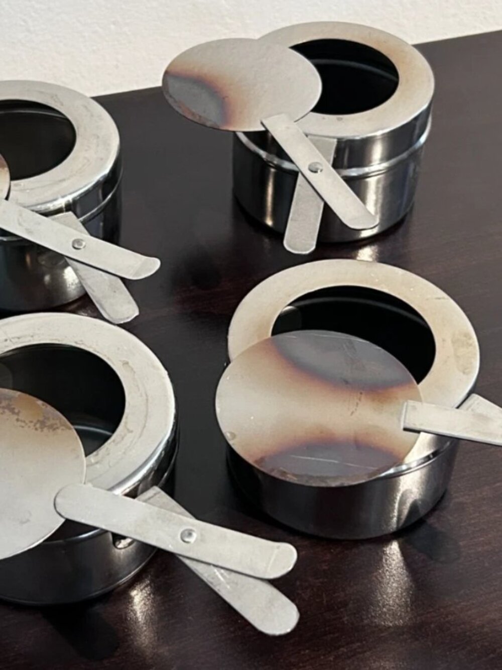 Chafing Dish Fuel Holders | Sterno Holders or Burners (set of 4)